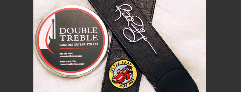 Double Treble Creates the finest quality Custom leather guitar straps.